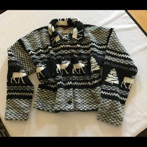 Winter Cropped Fleece Jacket by Palmetto’s Sz L